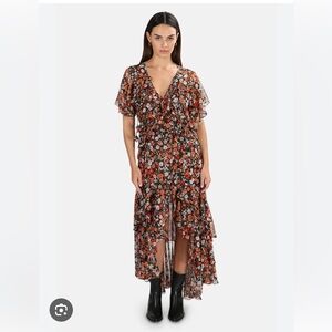 MISA Los Angeles Katarina Maxi Dress size M